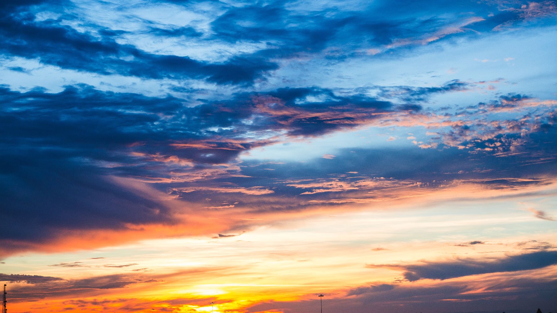 Soleil et nuages